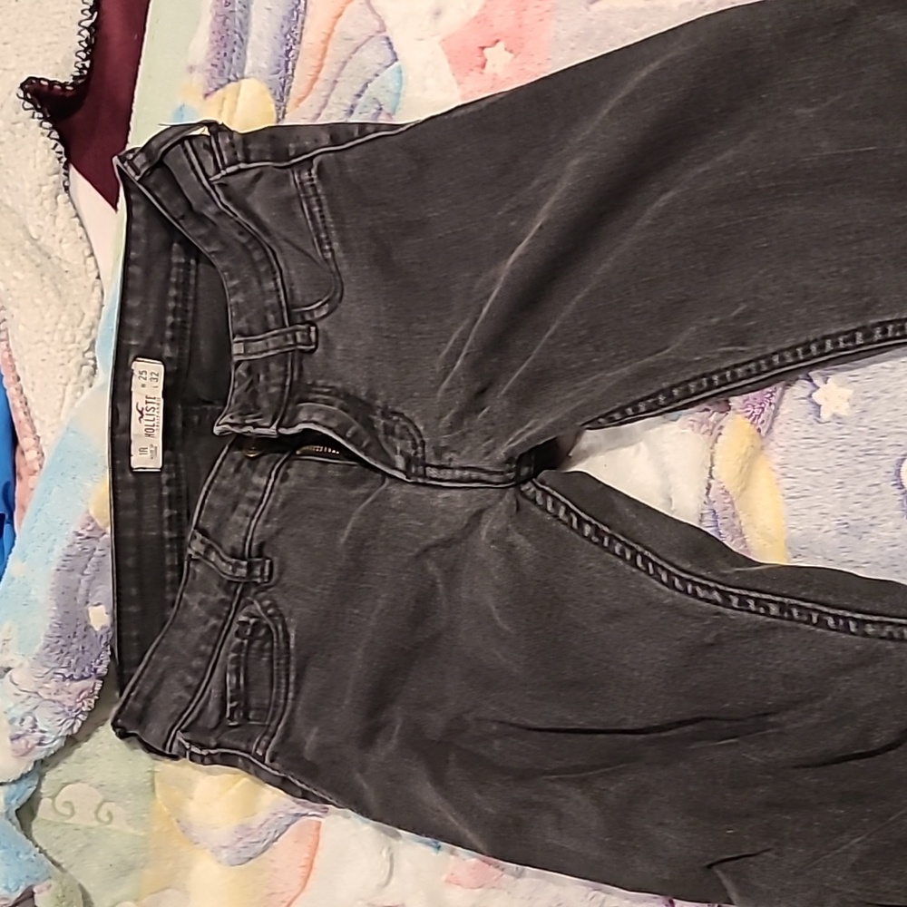 Hollister black jeans size 1